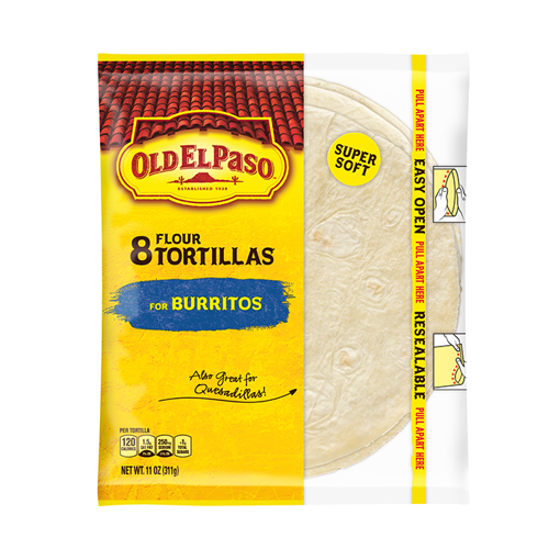 Imagem de Flour Burritos Tortillas
